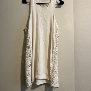 Stone Cold Fox Cream Asymmetrical Mini Dress